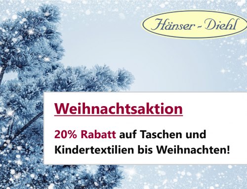 Rabattaktion zu Weihnachten